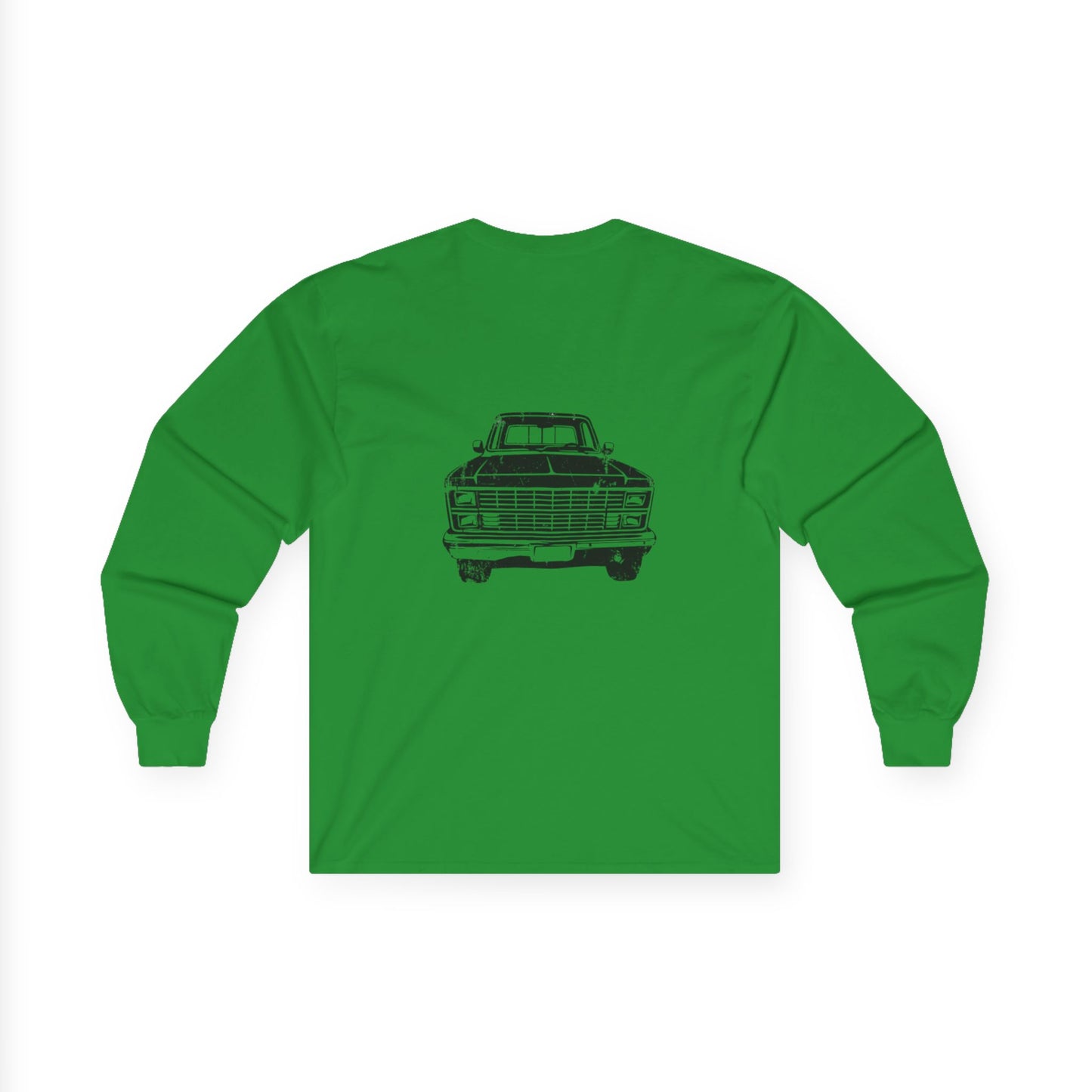 Long Sleeve Tee — 'JT Squared' Logo Front & Vintage Truck Back