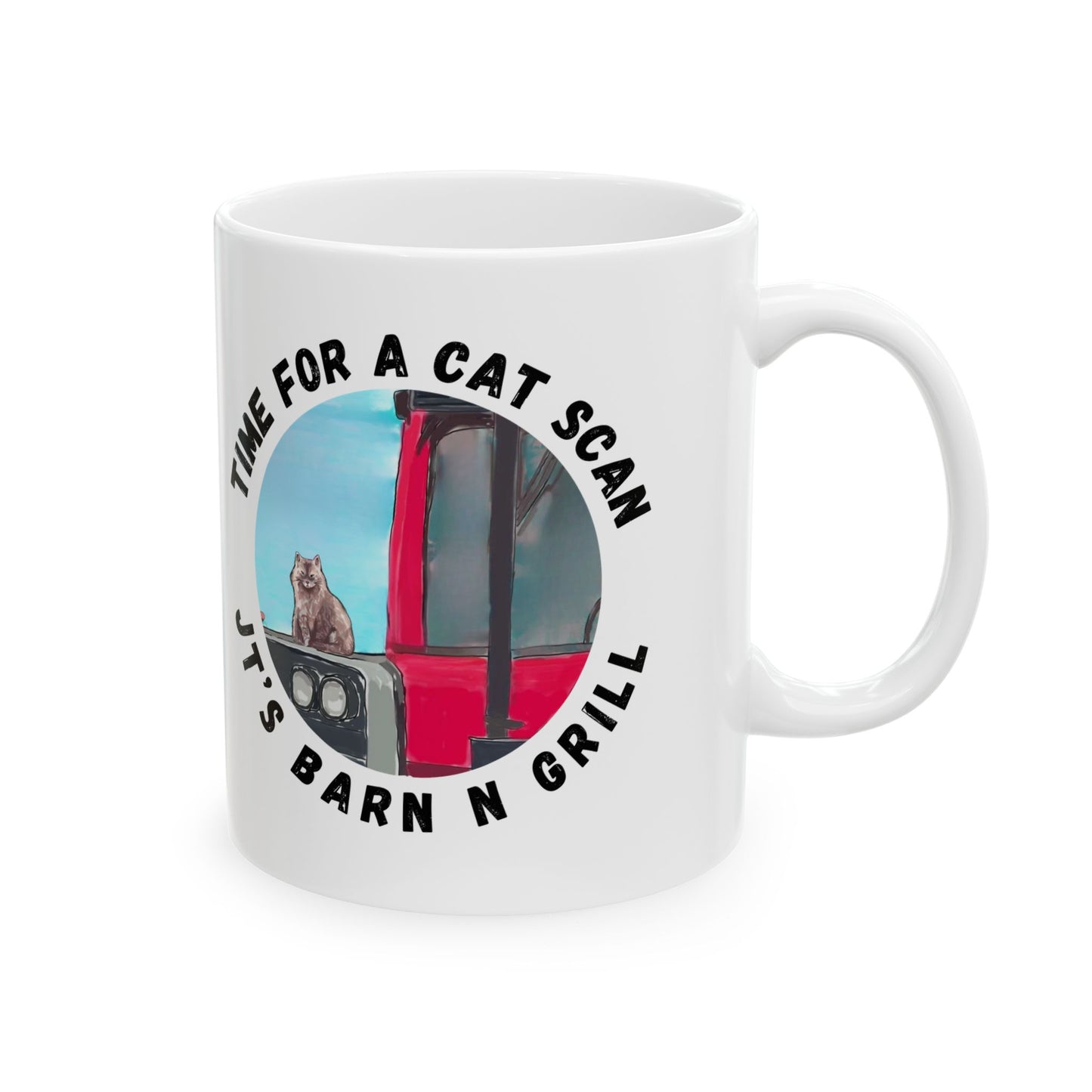 "Time for a Cat Scan" Coffee Cup (11oz & 15oz)