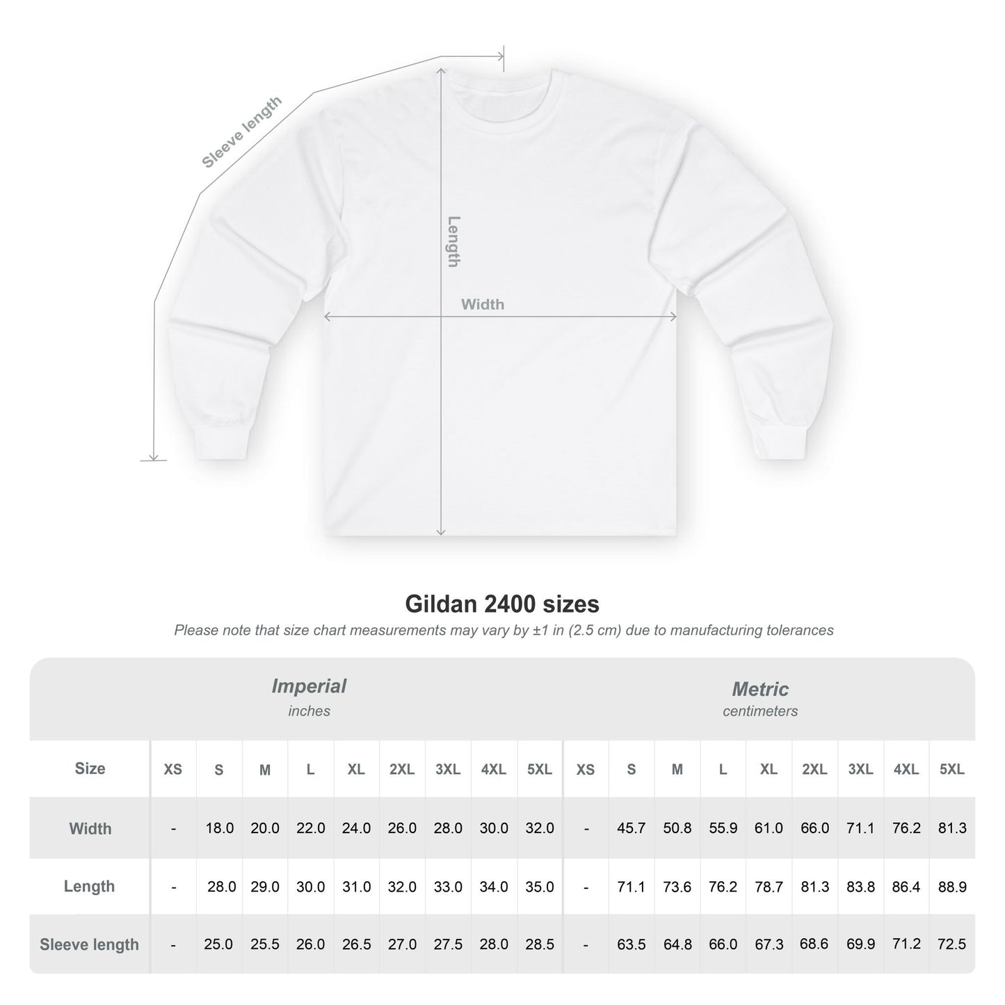 Long Sleeve Tee — 'JT Squared' Logo Front & Vintage Truck Back