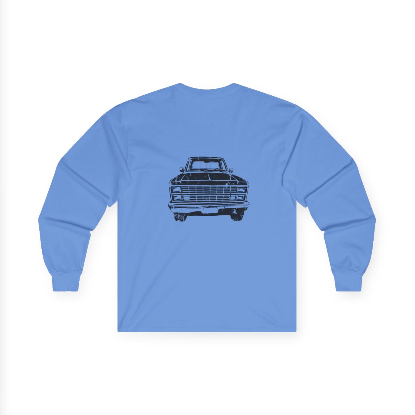 Long Sleeve Tee — 'JT Squared' Logo Front & Vintage Truck Back