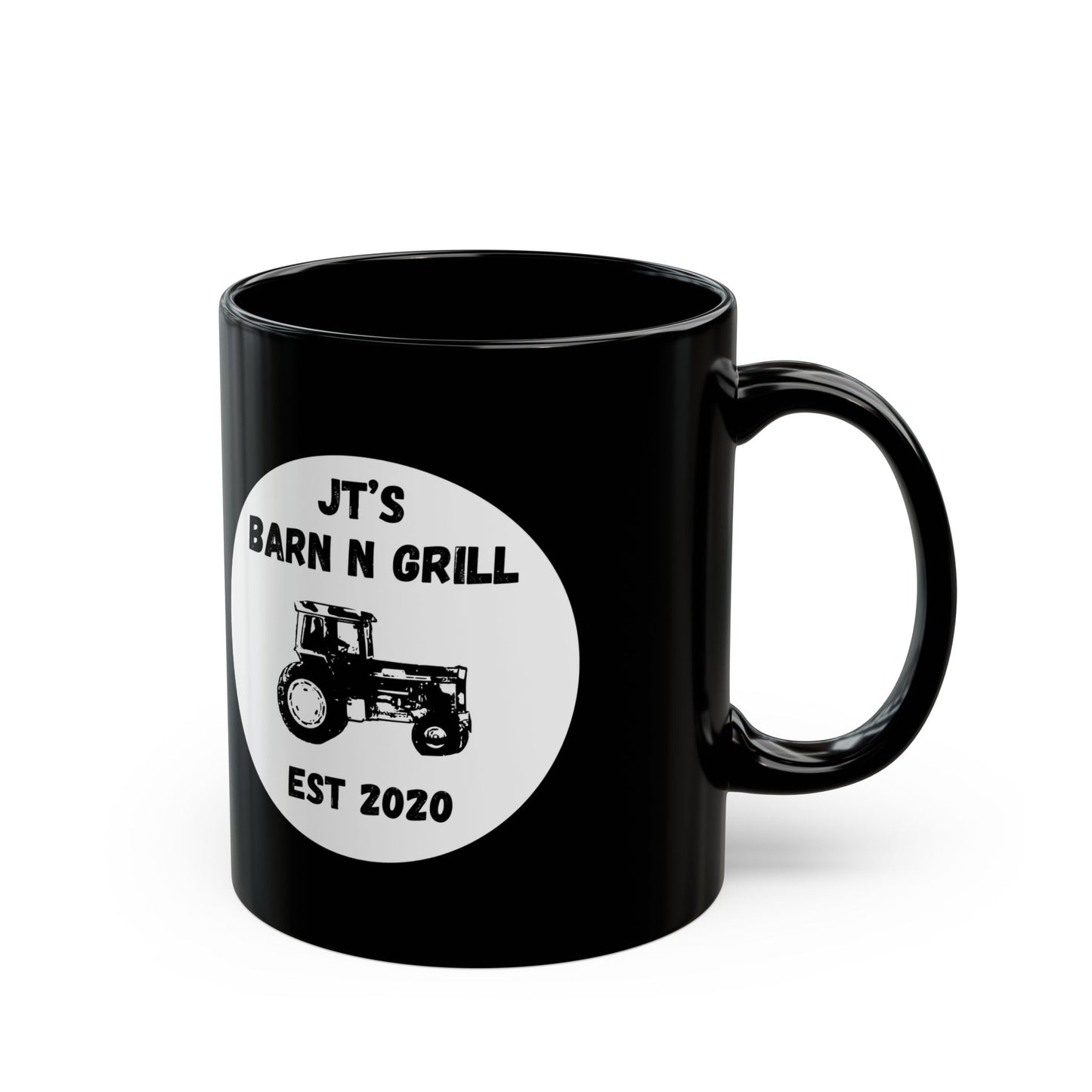 1105 Logo Mug — Black Coffee Cup (11oz, 15oz)