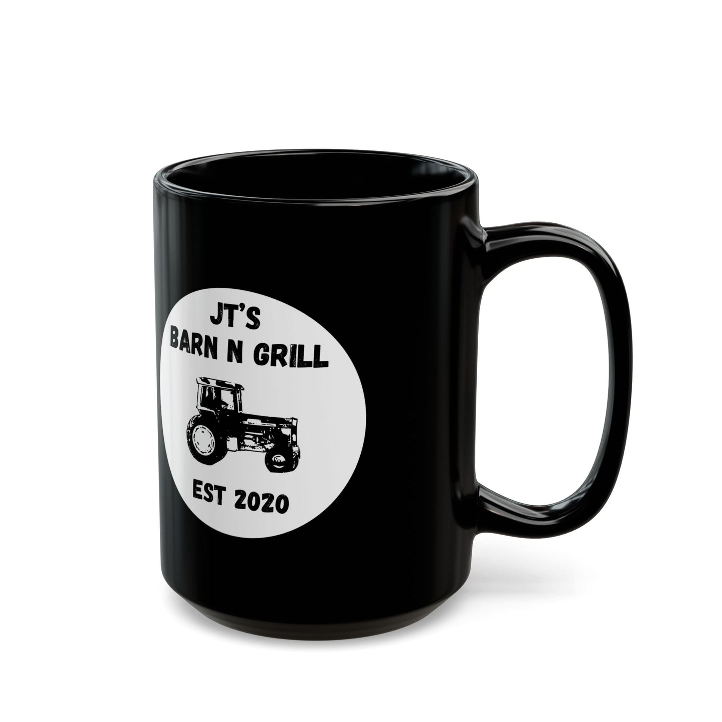 1105 Logo Mug — Black Coffee Cup (11oz, 15oz)