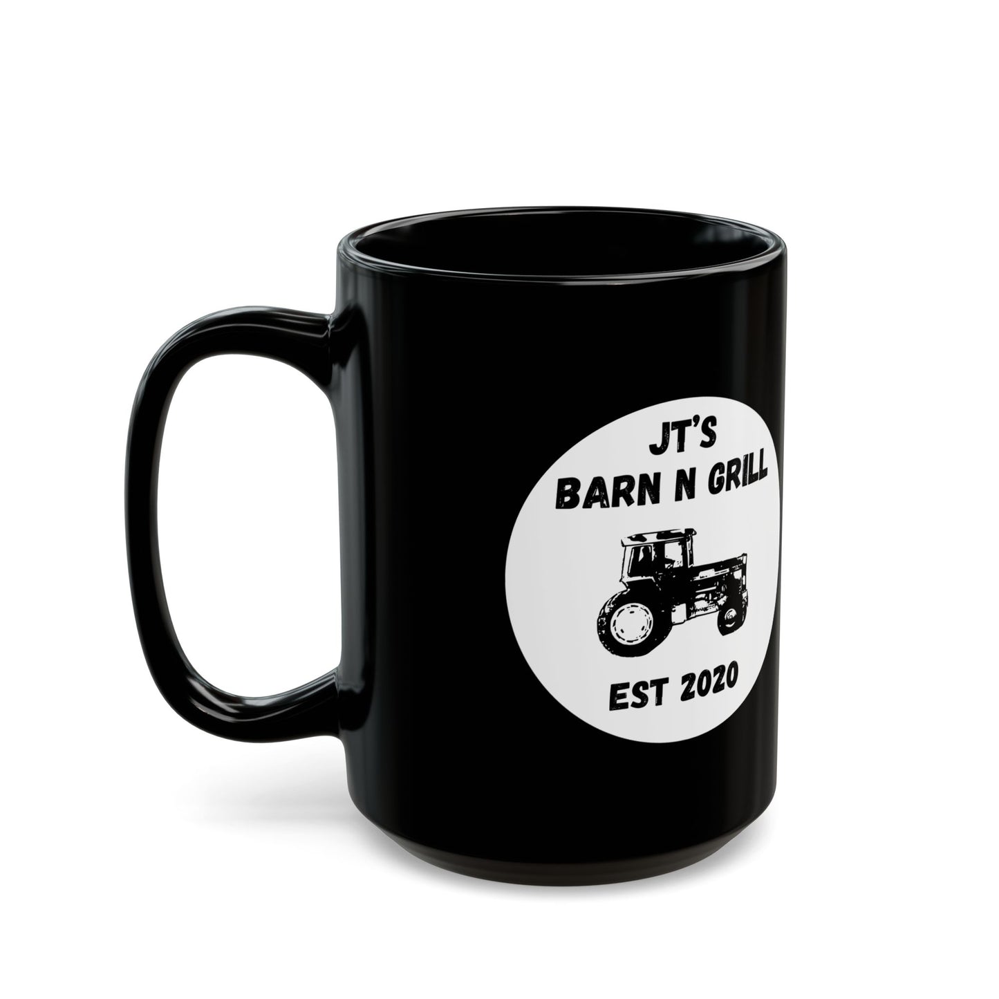 1105 Logo Mug — Black Coffee Cup (11oz, 15oz)