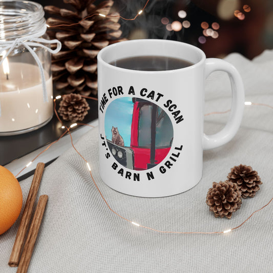 "Time for a Cat Scan" Coffee Cup (11oz & 15oz)