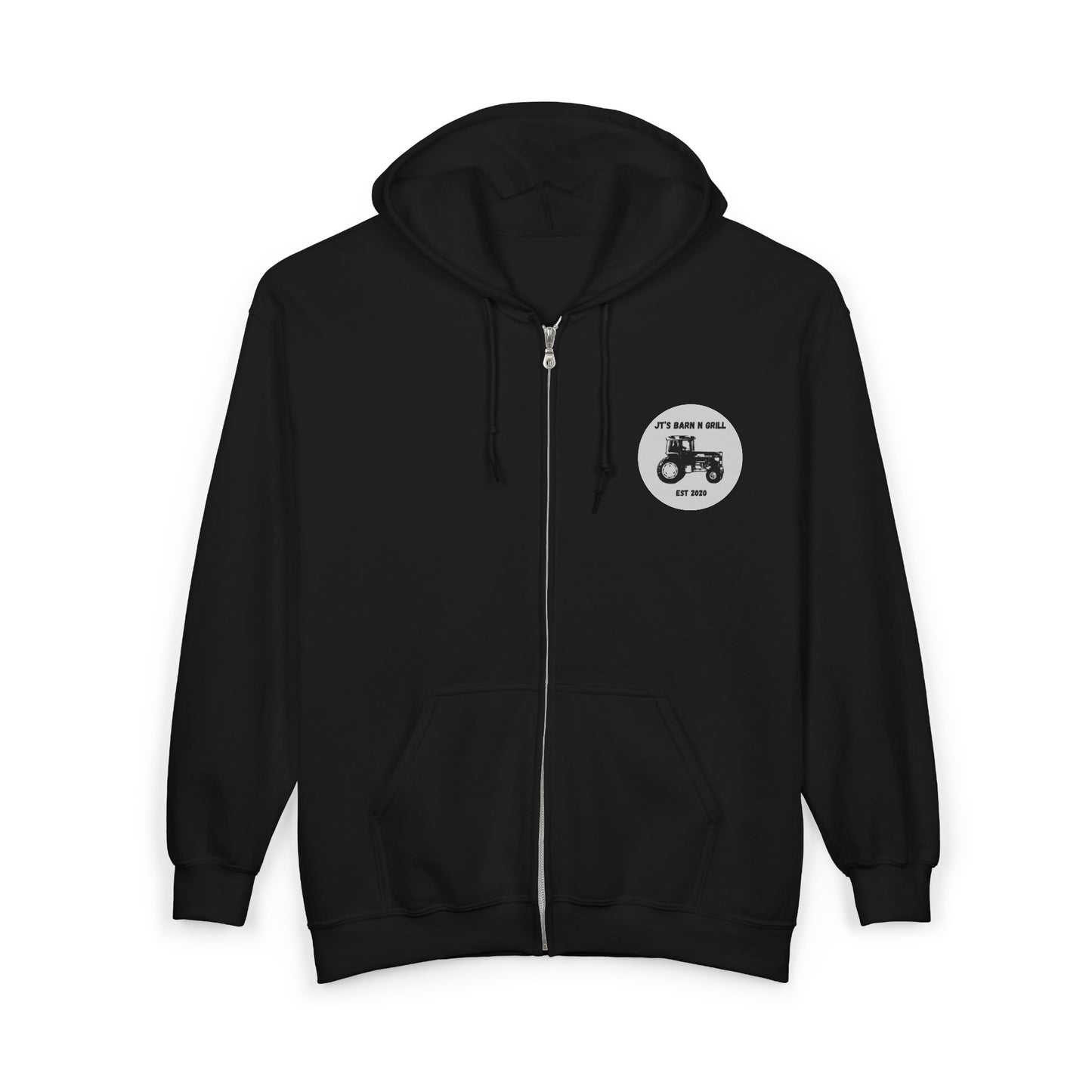 Unisex Heavy Blend™ Full Zip Hooded Sweatshirt- JT'S Barn N Grill Est 2020