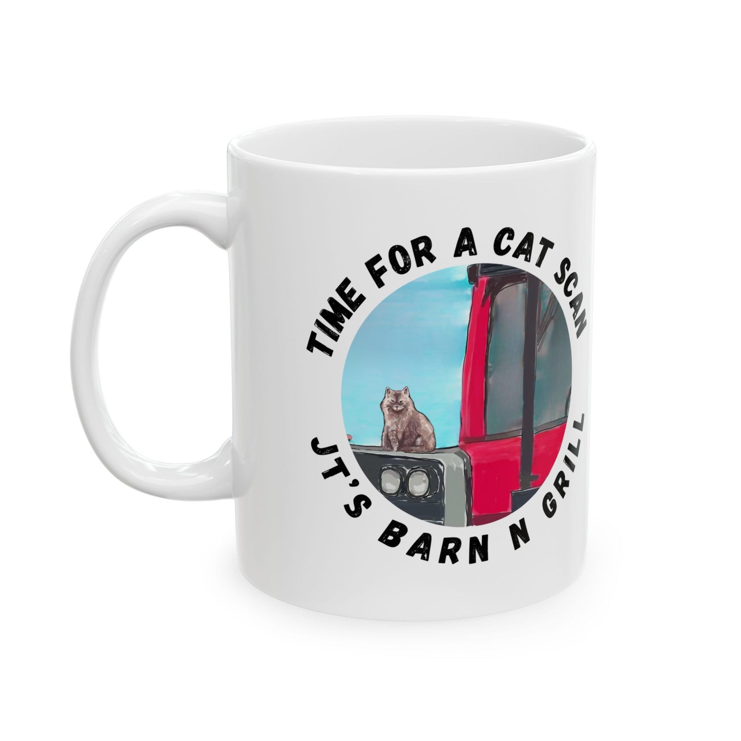 "Time for a Cat Scan" Coffee Cup (11oz & 15oz)