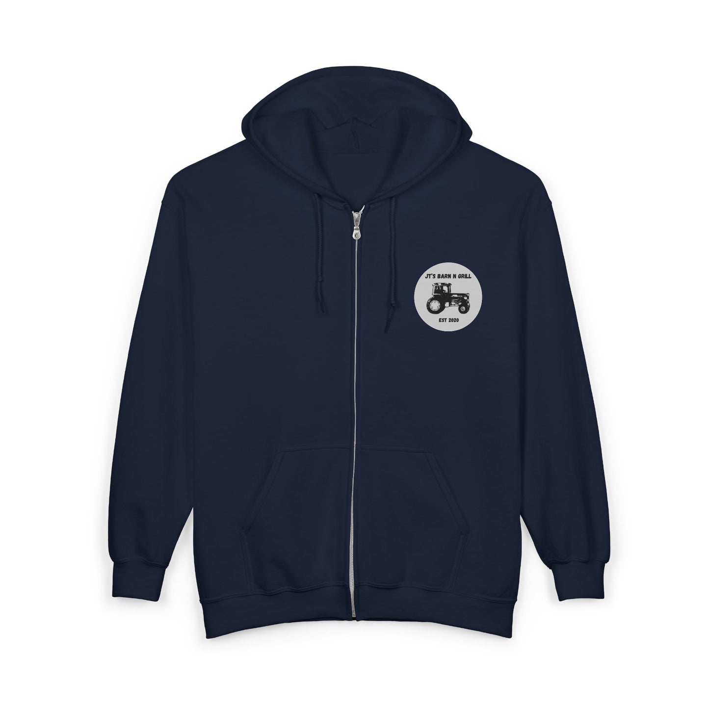 Unisex Heavy Blend™ Full Zip Hooded Sweatshirt- JT'S Barn N Grill Est 2020